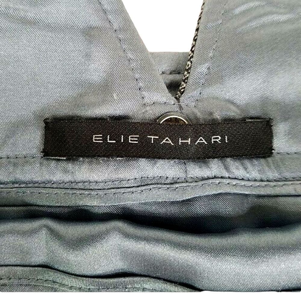 ElieTahari Vintage Wool Plaid Belted Short  Skirt size 10 - Picture 5 of 5